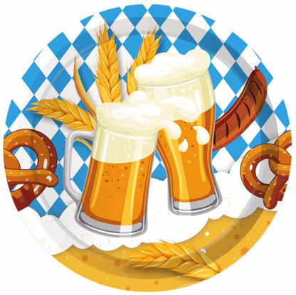 Einweg-Partygeschirr Set im Oktoberfest-Design – WeizenFreude Oktoberfest 2026