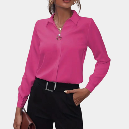 Elegante Chiffonbluse für Damen – Amélie