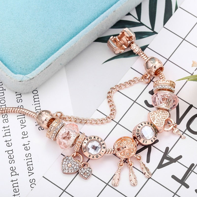 Silberarmband Mit Charms - DreamcatcherBracelet 