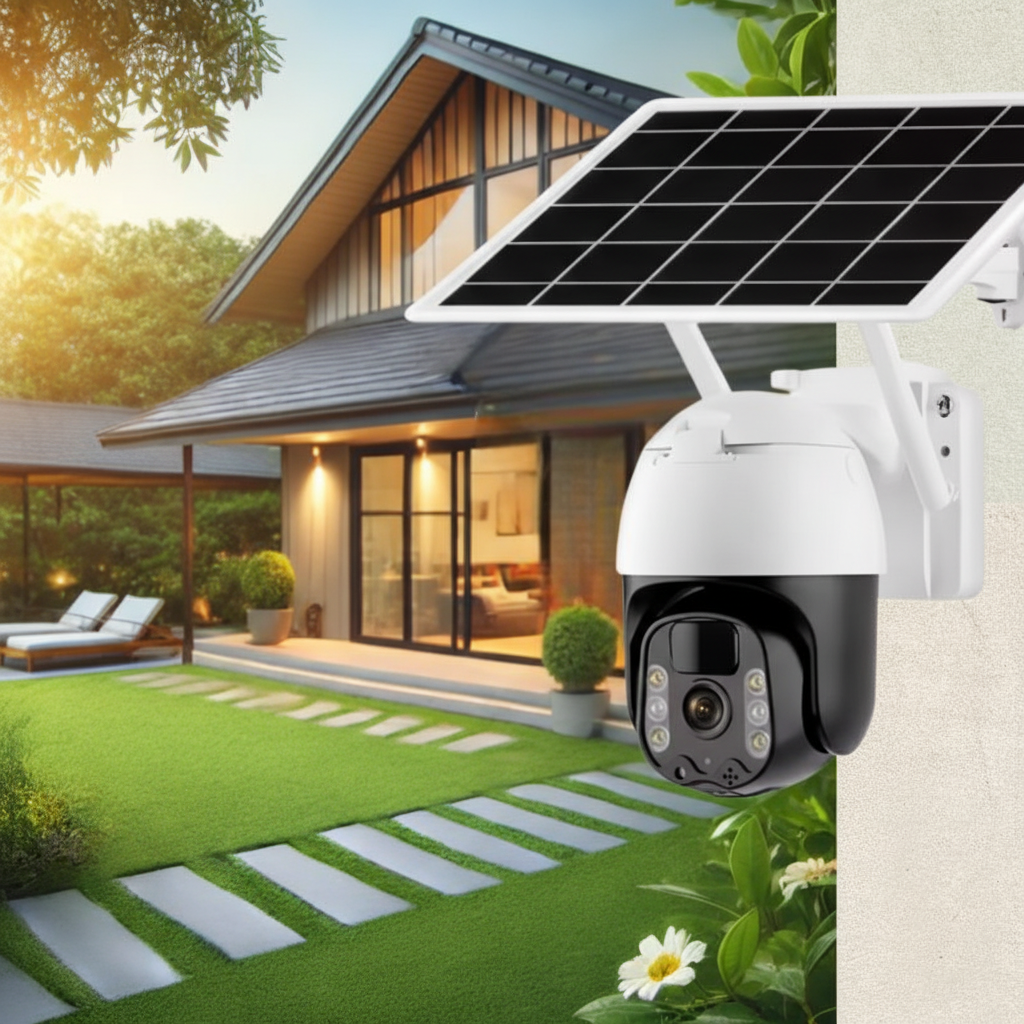 Solarbetriebene PTZ Außenkamera - Solatrix