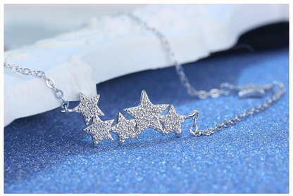 Sterling Silber Halskette - GalaxyChain 
