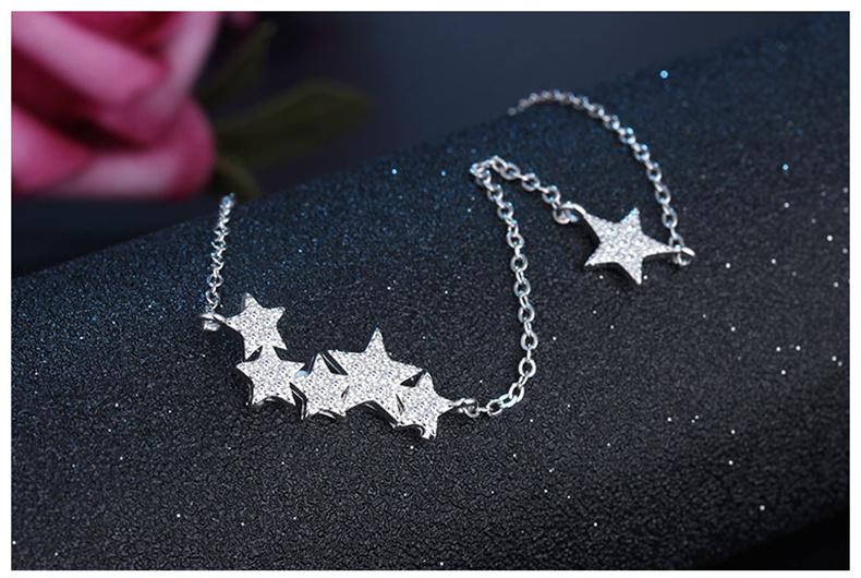 Sterling Silber Halskette - GalaxyChain 