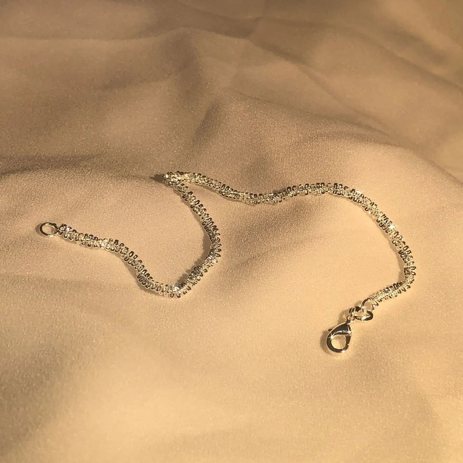 Sterlingsilber Armband - GlimmerStrand 