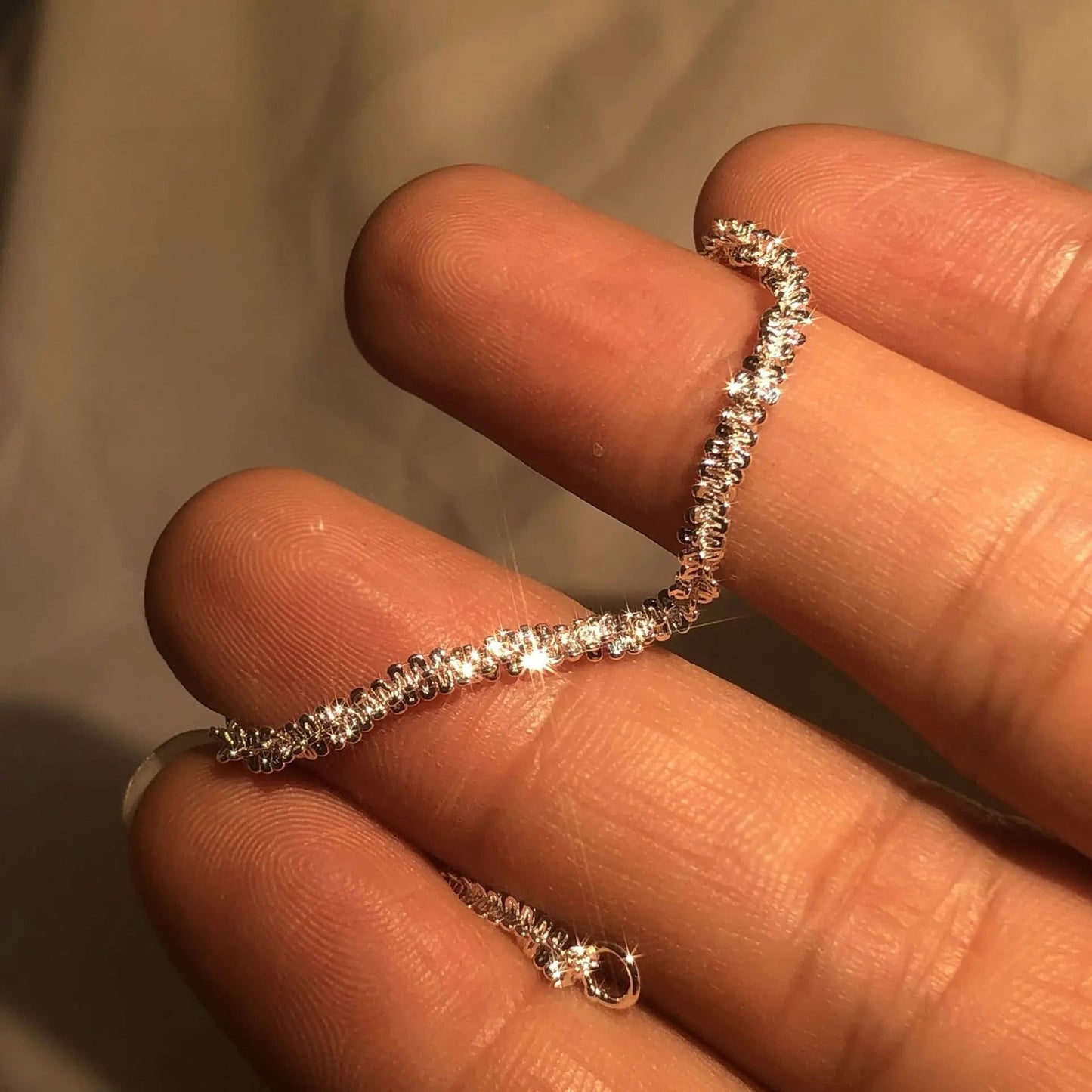 Sterlingsilber Armband - GlimmerStrand 