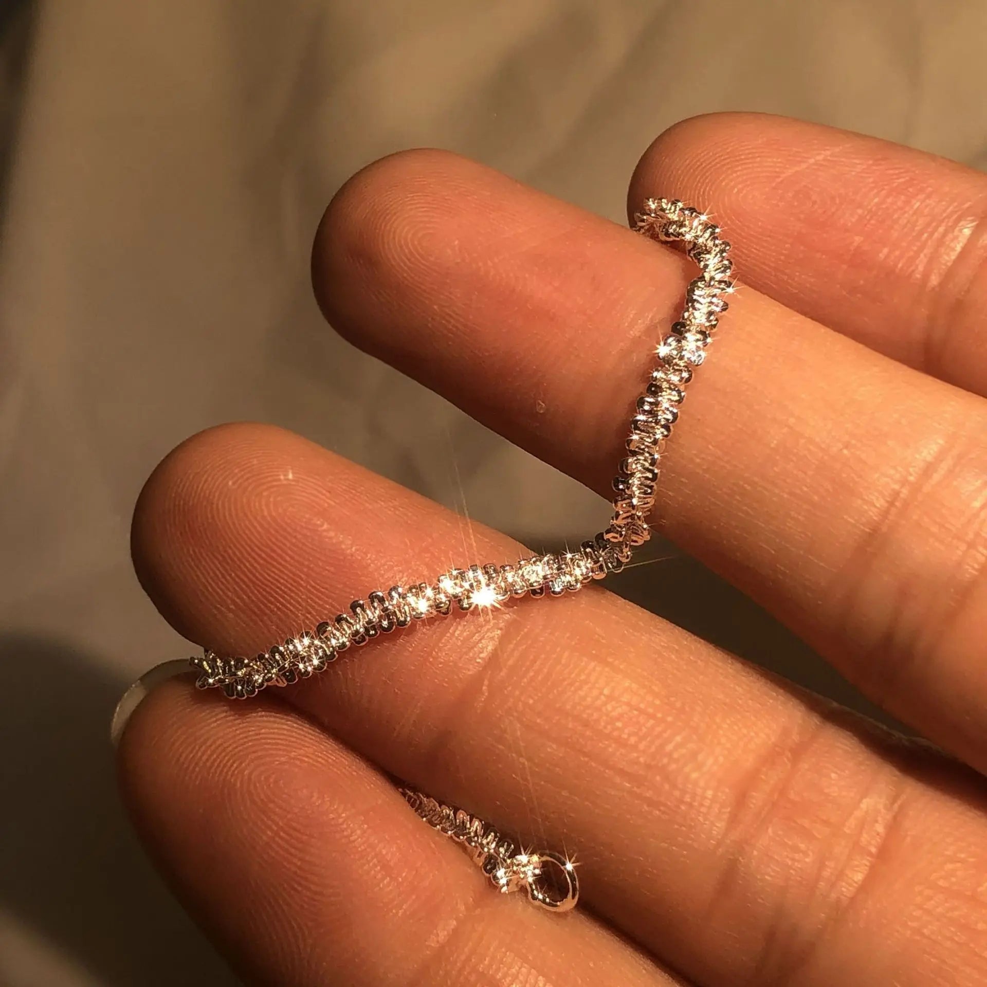 Sterlingsilber Armband - GlimmerStrand 