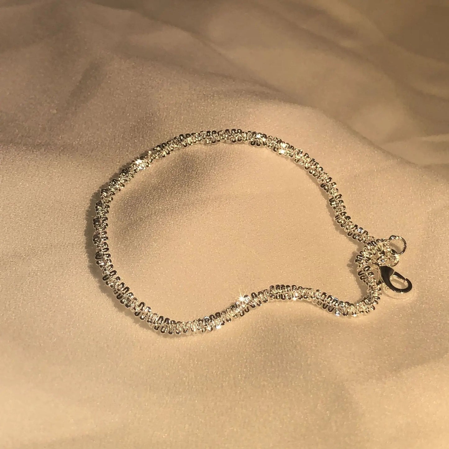 Sterlingsilber Armband - GlimmerStrand 