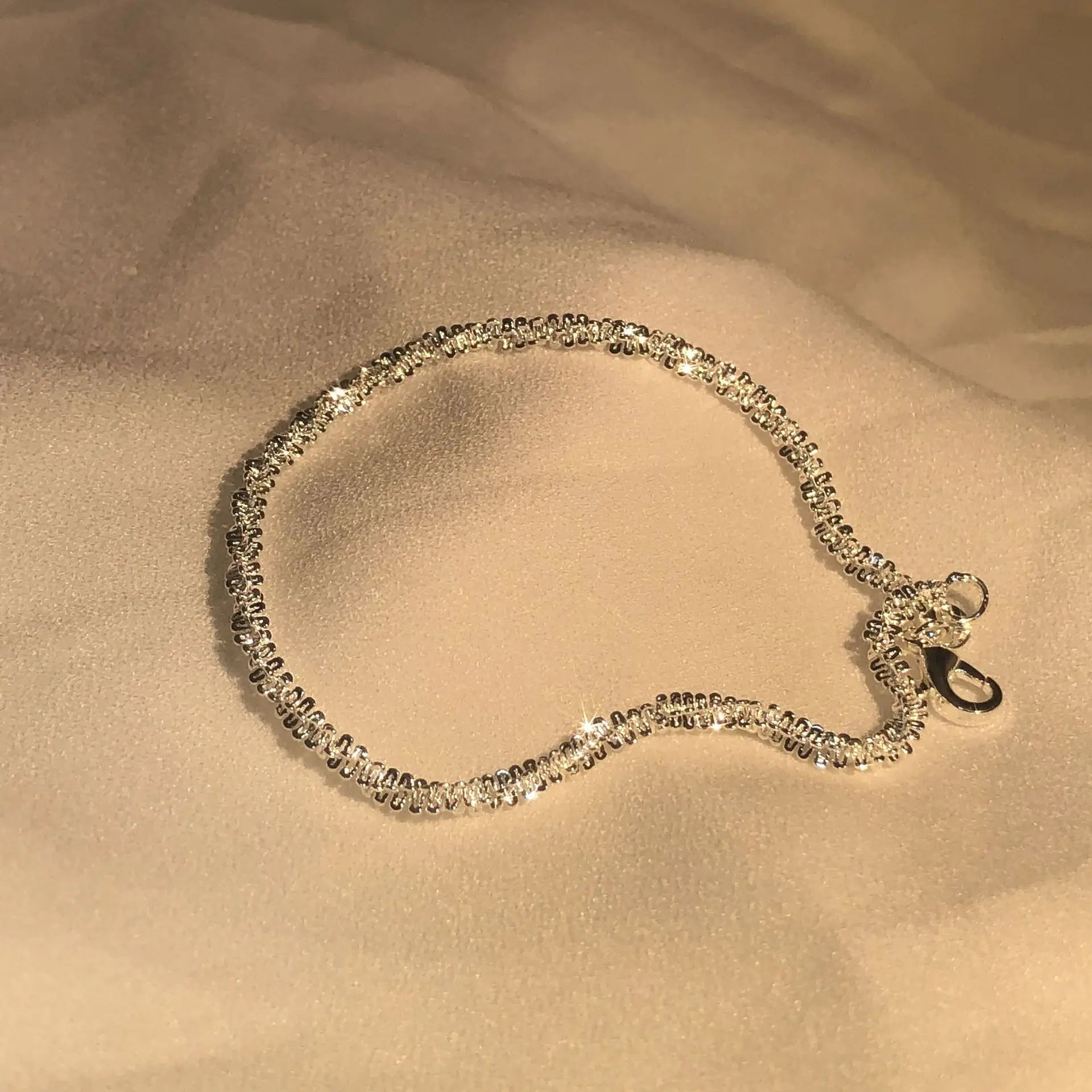 Sterlingsilber Armband - GlimmerStrand 