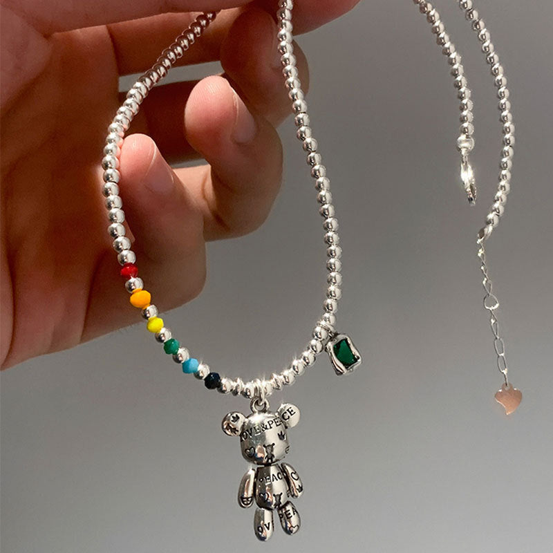 Sterlingsilber Kette - BearCharm 