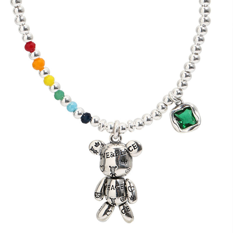 Sterlingsilber Kette - BearCharm 