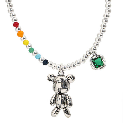Sterlingsilber Kette - BearCharm 