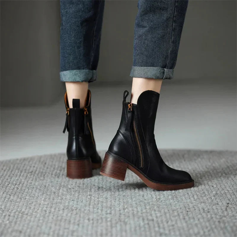 Stiefelette Mit Reißverschluss - Lea
