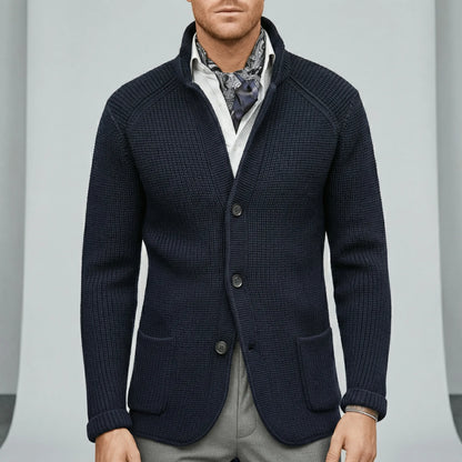 Strukturierter Strickjacke Mit Langen Ärmeln - Lennox
