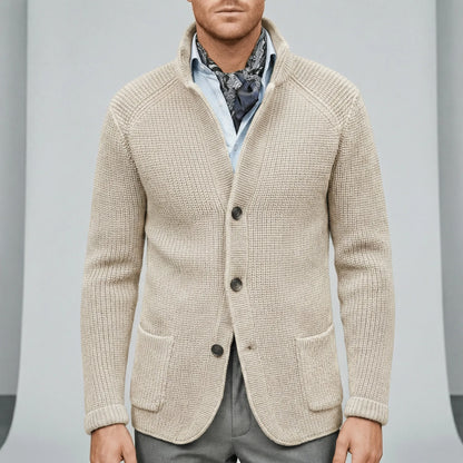 Strukturierter Strickjacke Mit Langen Ärmeln - Lennox