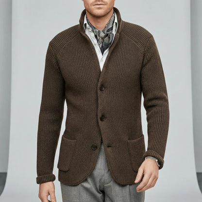 Strukturierter Strickjacke Mit Langen Ärmeln - Lennox