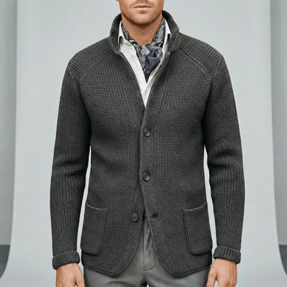 Strukturierter Strickjacke Mit Langen Ärmeln - Lennox