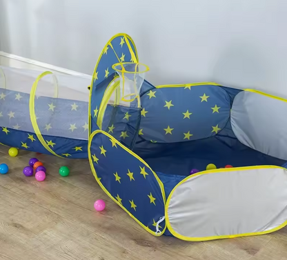 Abenteuer-Spielzelt für Kinder – Geräumiges Spielhaus für drinnen & draußen