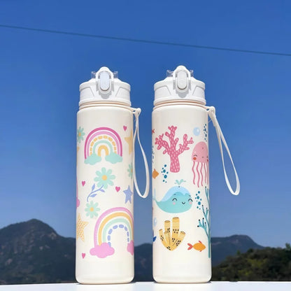 Trinkflasche Für Kinder Mit Cartoon-Motiven - Sipify
