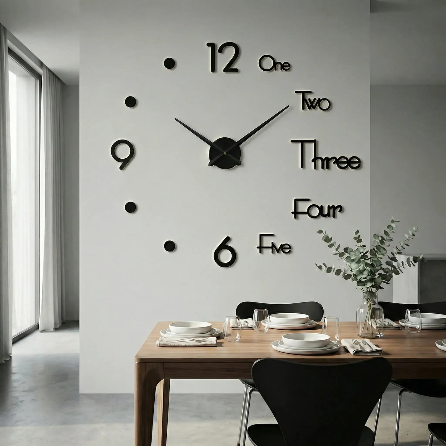 Übergroße Moderne Wanduhr - Clockique