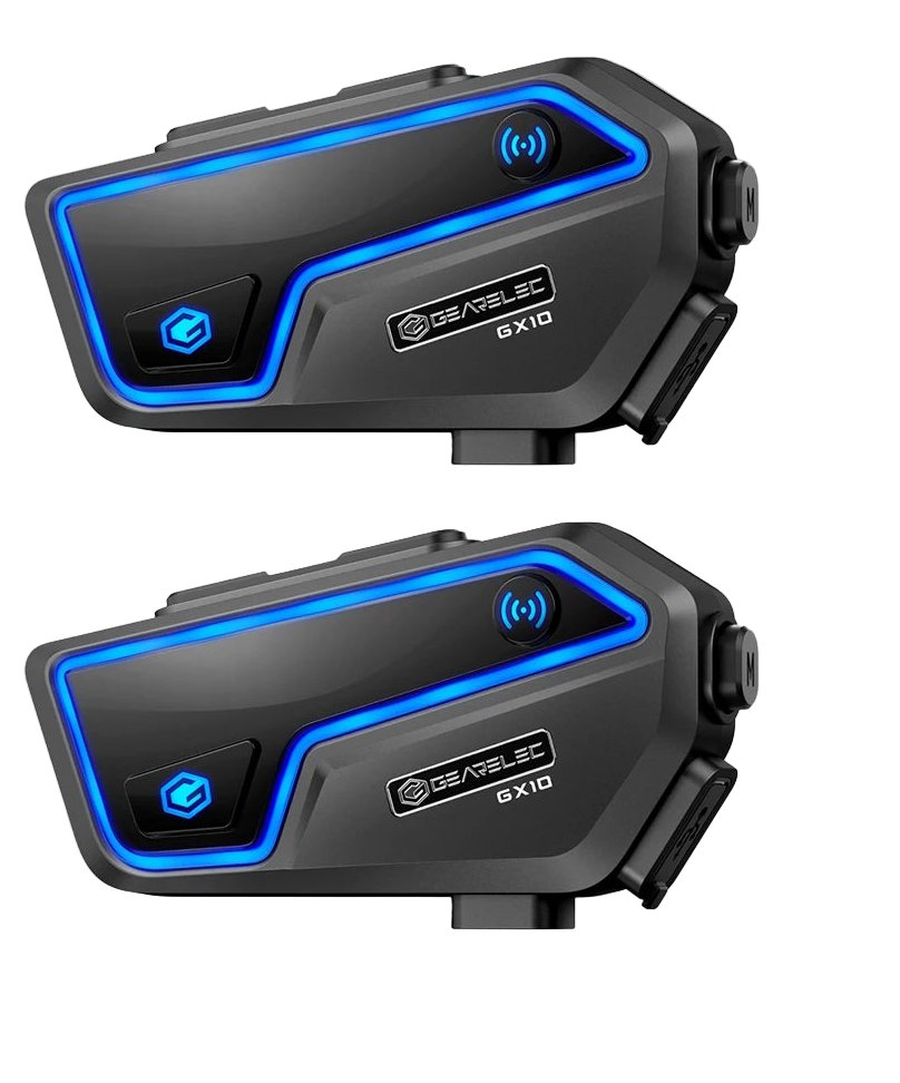 Bluetooth-Motorrad-Intercom 10 Fahrer & IP67 wasserdicht – RideSync