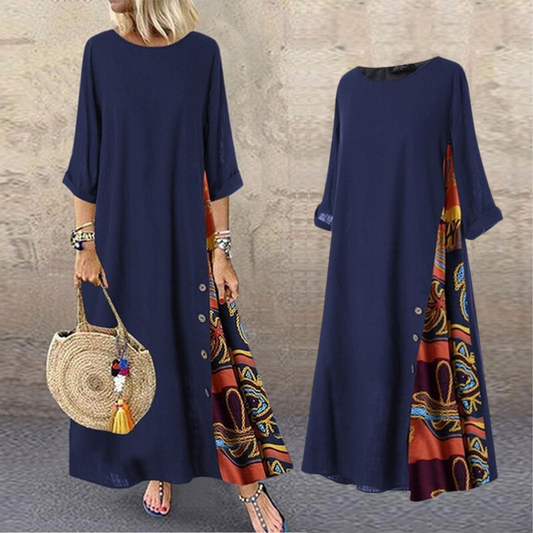 Herbstliches Kleid mit zeitlosem Design – Nadine