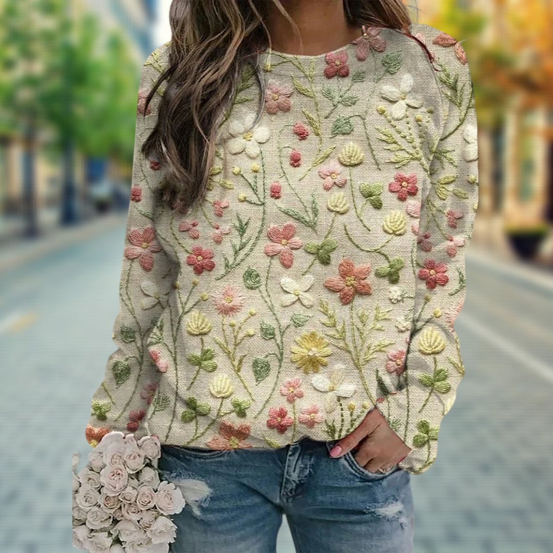 Leichter Damen Herbstpullover mit lockerer Passform – Constanzen