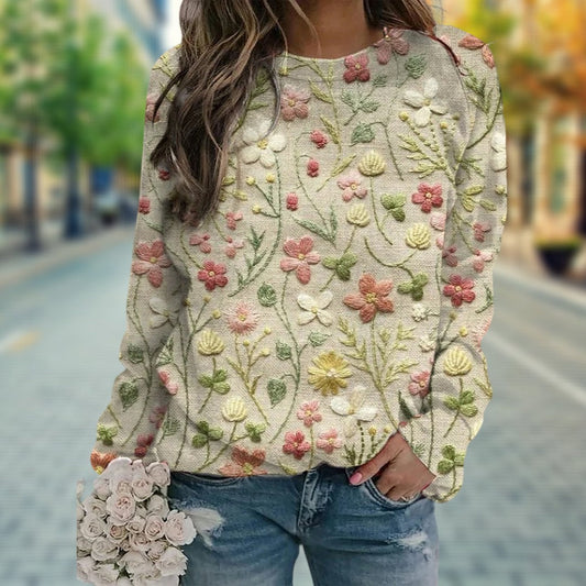 Leichter Damen Herbstpullover mit lockerer Passform – Constanzen