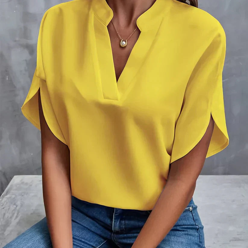 Elegante und Leichte Damenbluse – Isabella im Herbstzauber