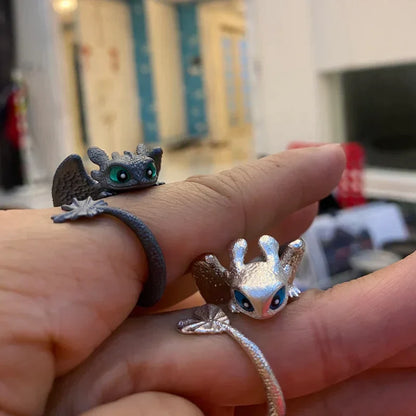 Verstellbarer Paar Ring - DragonHeart 