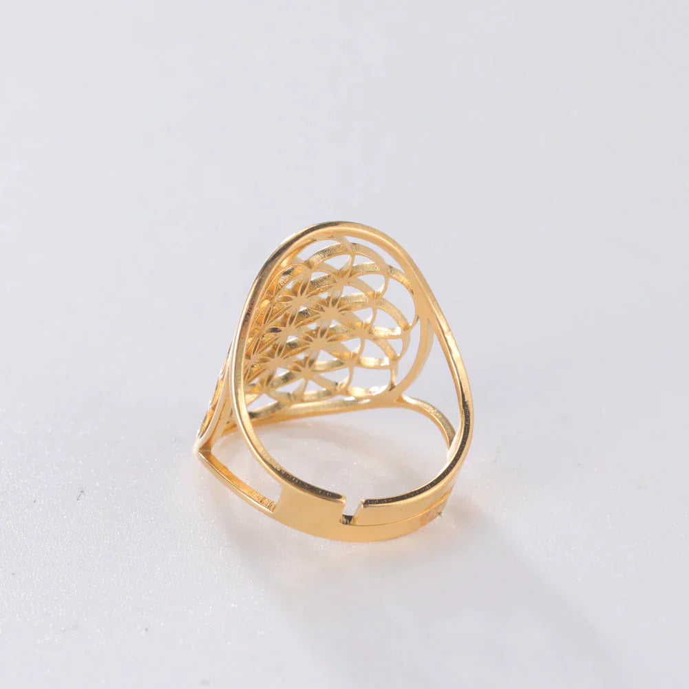 Verstellbarer Ring - FlowerSymbol 