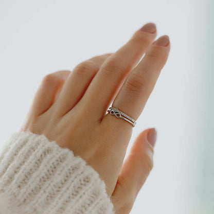 Verstellbarer Ring - HeartSymbol 