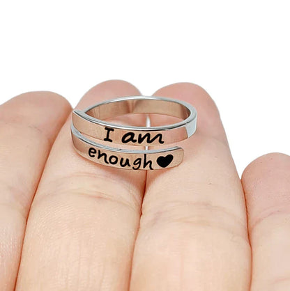 Verstellbarer Silberring - EmpowermentRing 