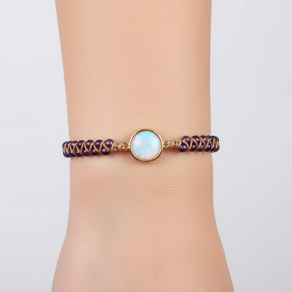 Verstellbares Armband - AmethystBracelet 