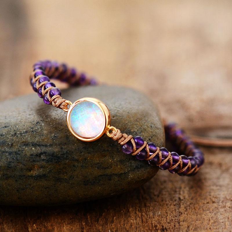 Verstellbares Armband - AmethystBracelet 