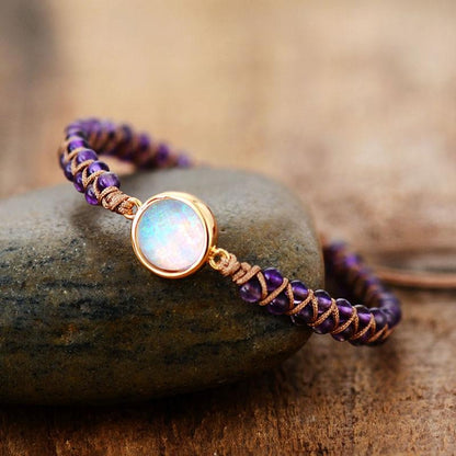 Verstellbares Armband - AmethystBracelet 