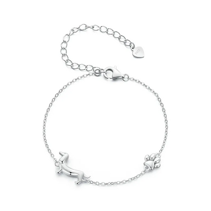 Verstellbares Armband - DachshundCharm 