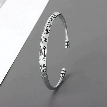 Verstellbares Silberarmband - LuckBangle 