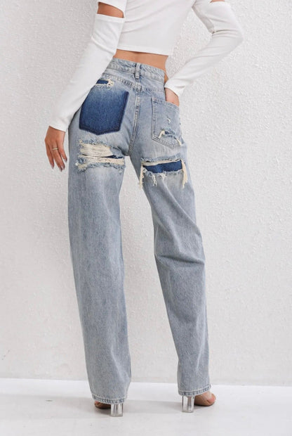 Vintage Ripped Damenjeans - Nelly