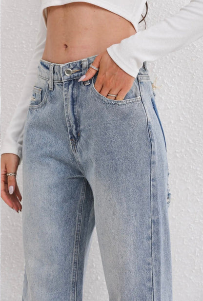 Vintage Ripped Damenjeans - Nelly