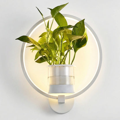 Wandleuchte Mit Pflanzenhalter - Luminflora