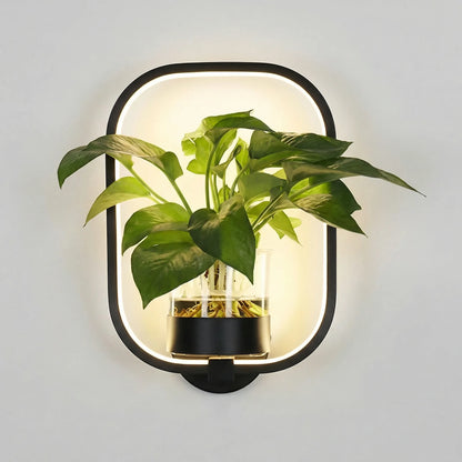 Wandleuchte Mit Pflanzenhalter - Luminflora