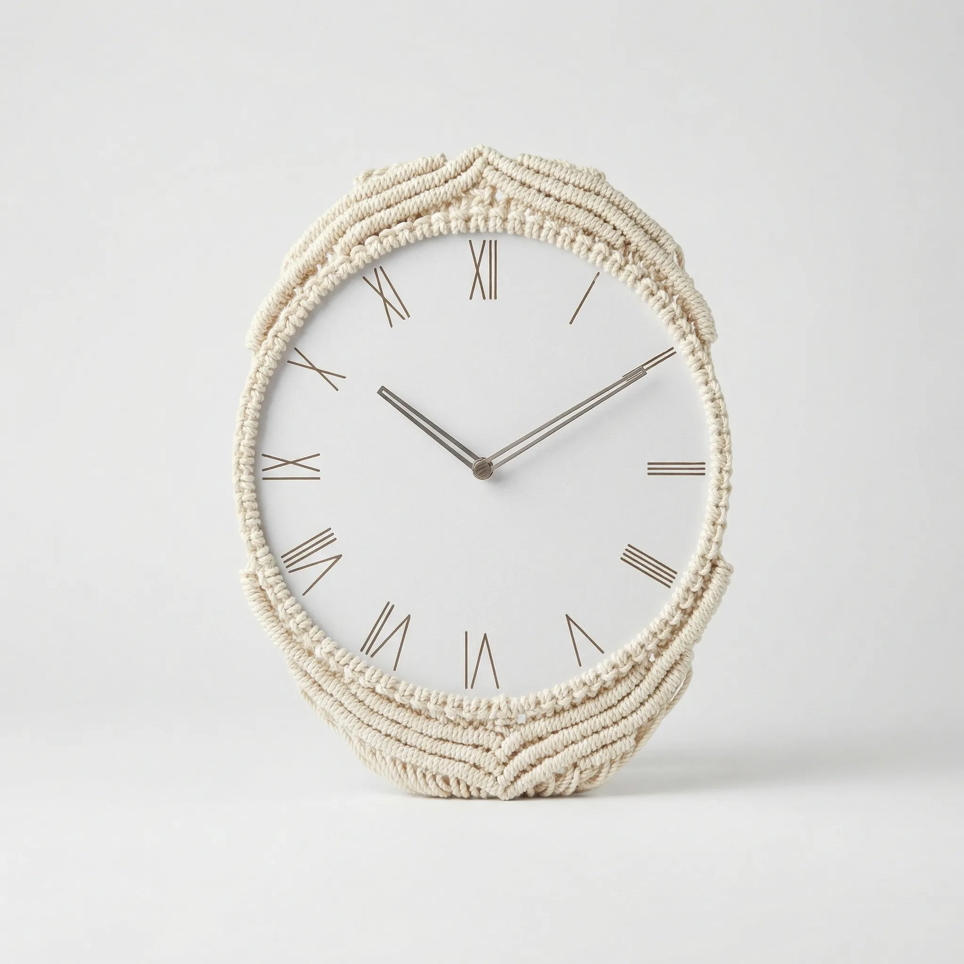 Wanduhr Mit Knüpfdetails - BohemaClock