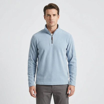 Wärmebetonter Herren-Pullover Mit Kurzreißverschluss - Lester