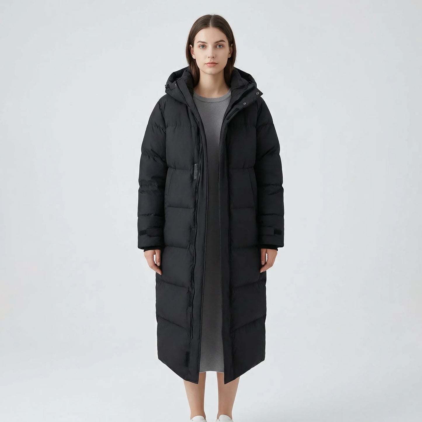 Wasserabweisende Longline-Steppjacke Für Damen - Cristina
