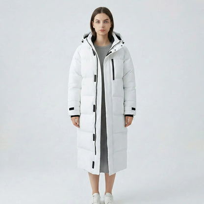 Wasserabweisende Longline-Steppjacke Für Damen - Cristina
