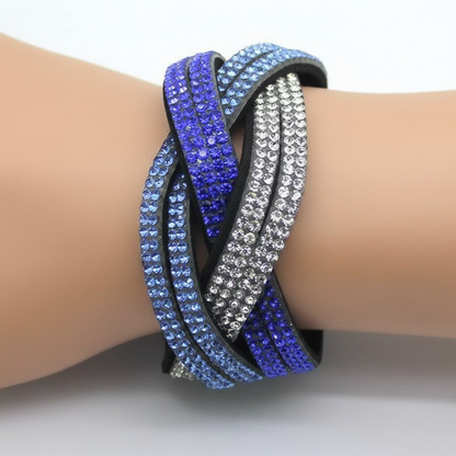 Wickelarmband Aus Leder - GlitzBracelet 