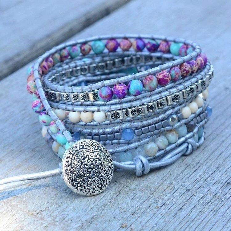 Wickelarmband Aus Steinen - SelinaPower 