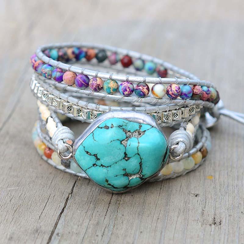 Wickelarmband Aus Steinen - SelinaPower 