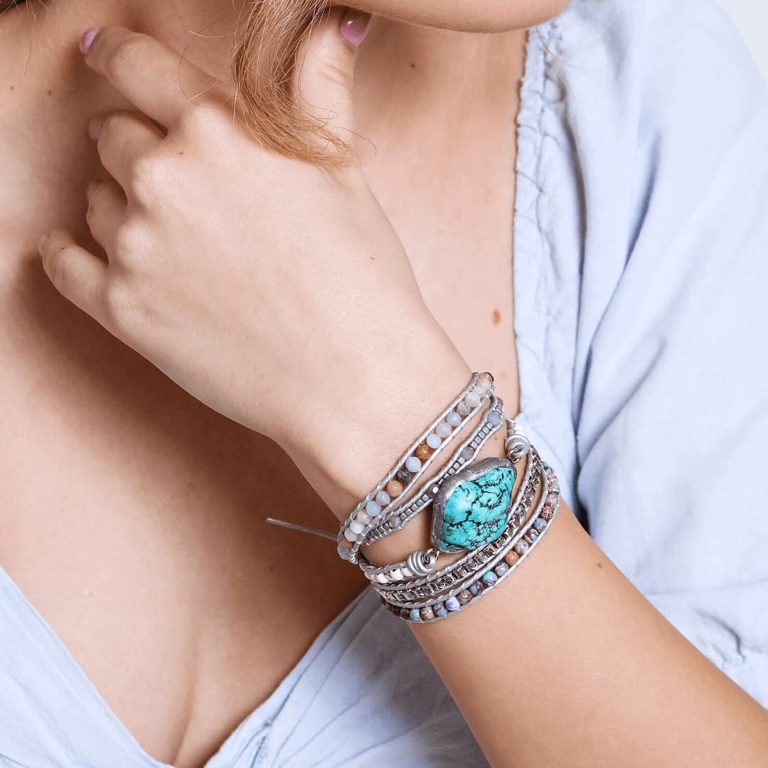 Wickelarmband Aus Steinen - SelinaPower 