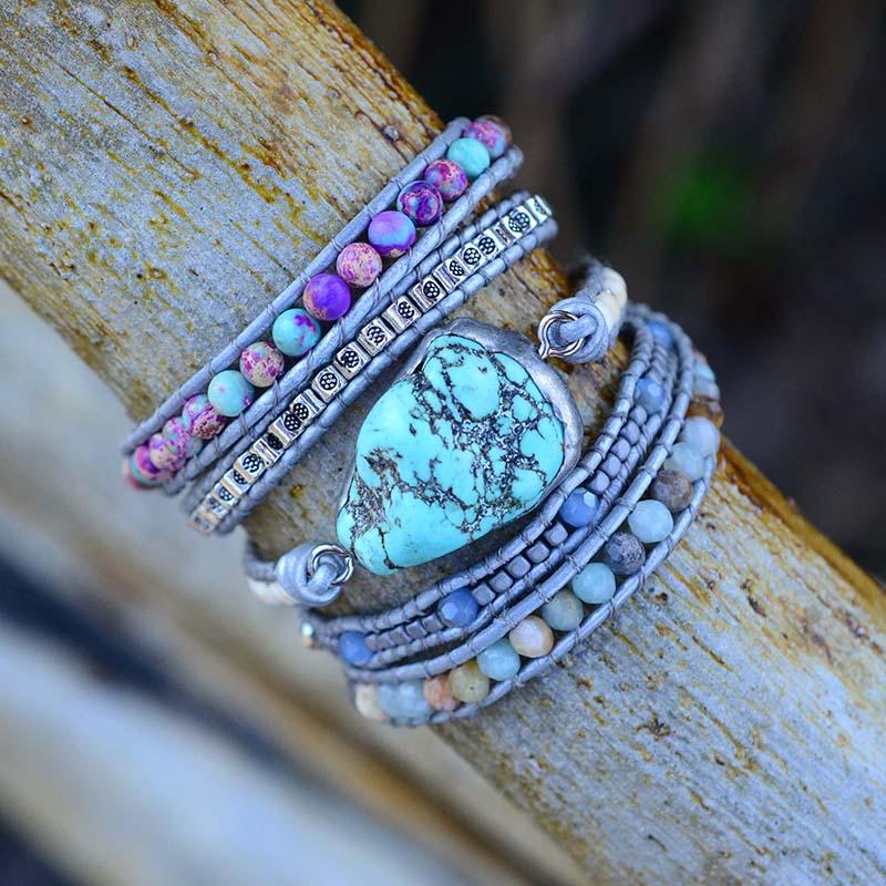 Wickelarmband Aus Steinen - SelinaPower 