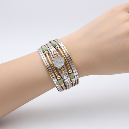 Wickelarmband Mit Perlen - BohoVibe 